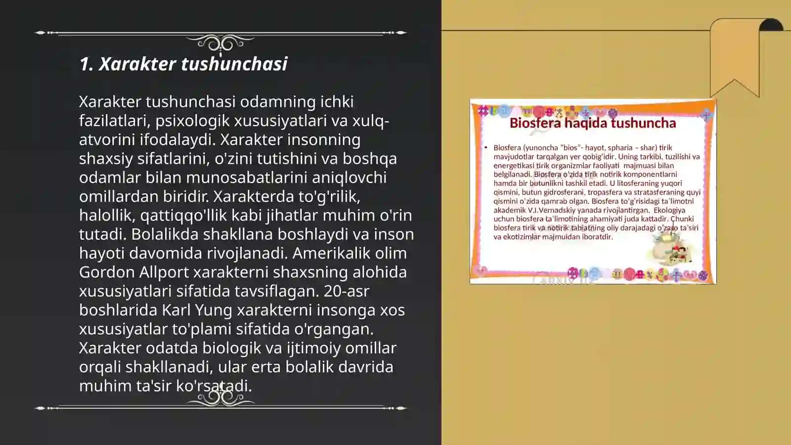 Xarakter tushunchasi 3