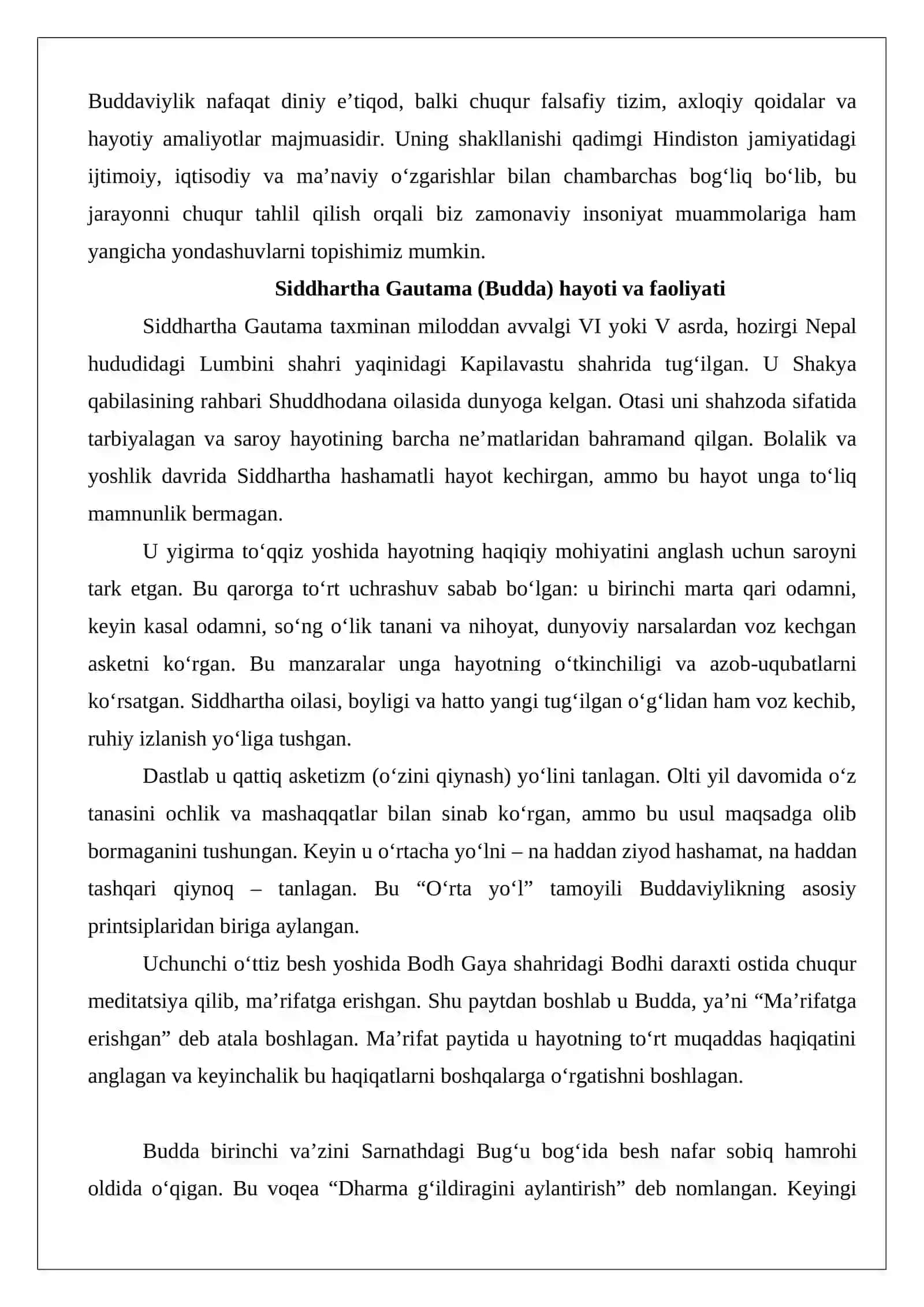 Buddaviylik dini ta’limoti va manbasi 3