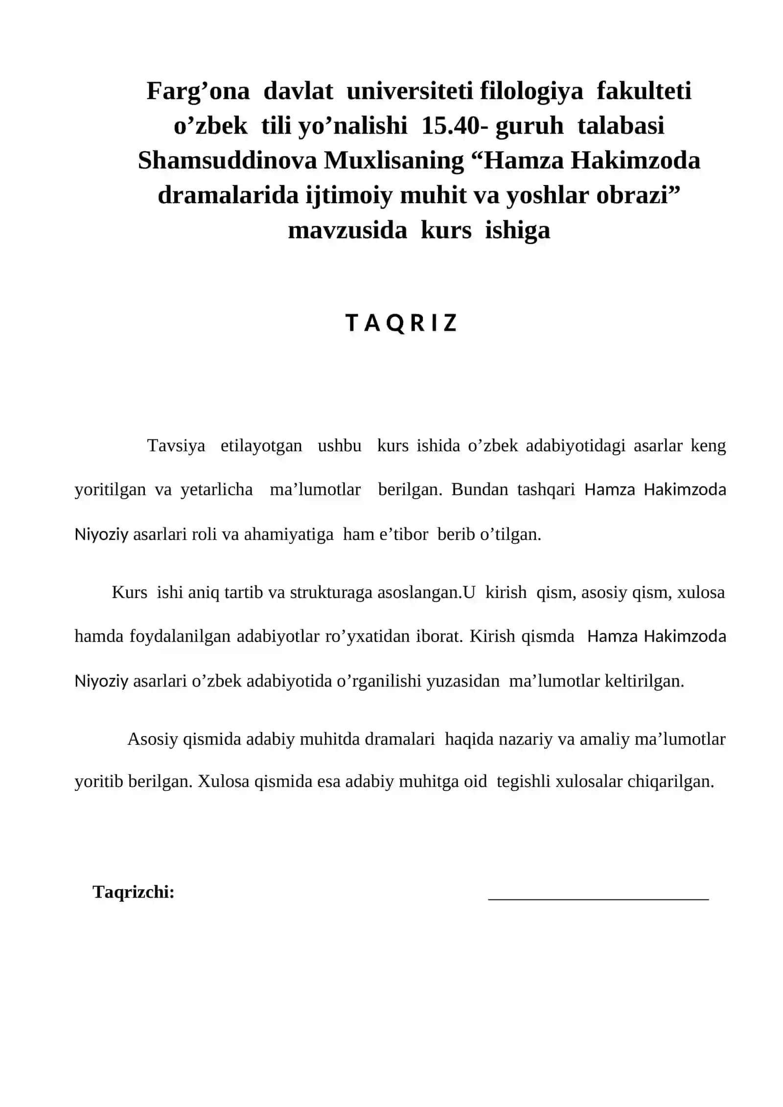 Hamza Hakimzoda dramalarida ijtimoiy muhit va yoshlar obrazi 3
