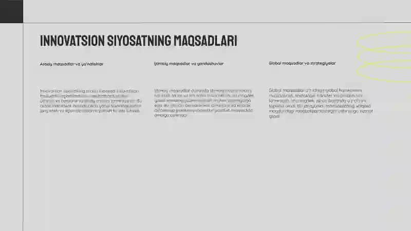 DAVLATNING INNOVATSION SIYOSATI 3
