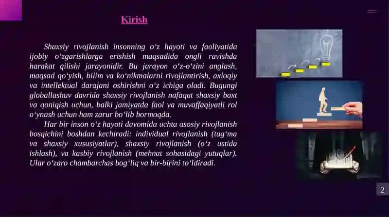 Shaxsiy va kasbiy rivojlanishning o‘zarota'siri 3