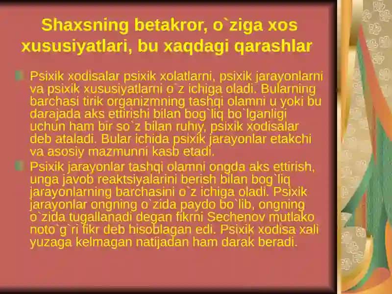 Shaxsning individual psixologik xususiyatlari 3