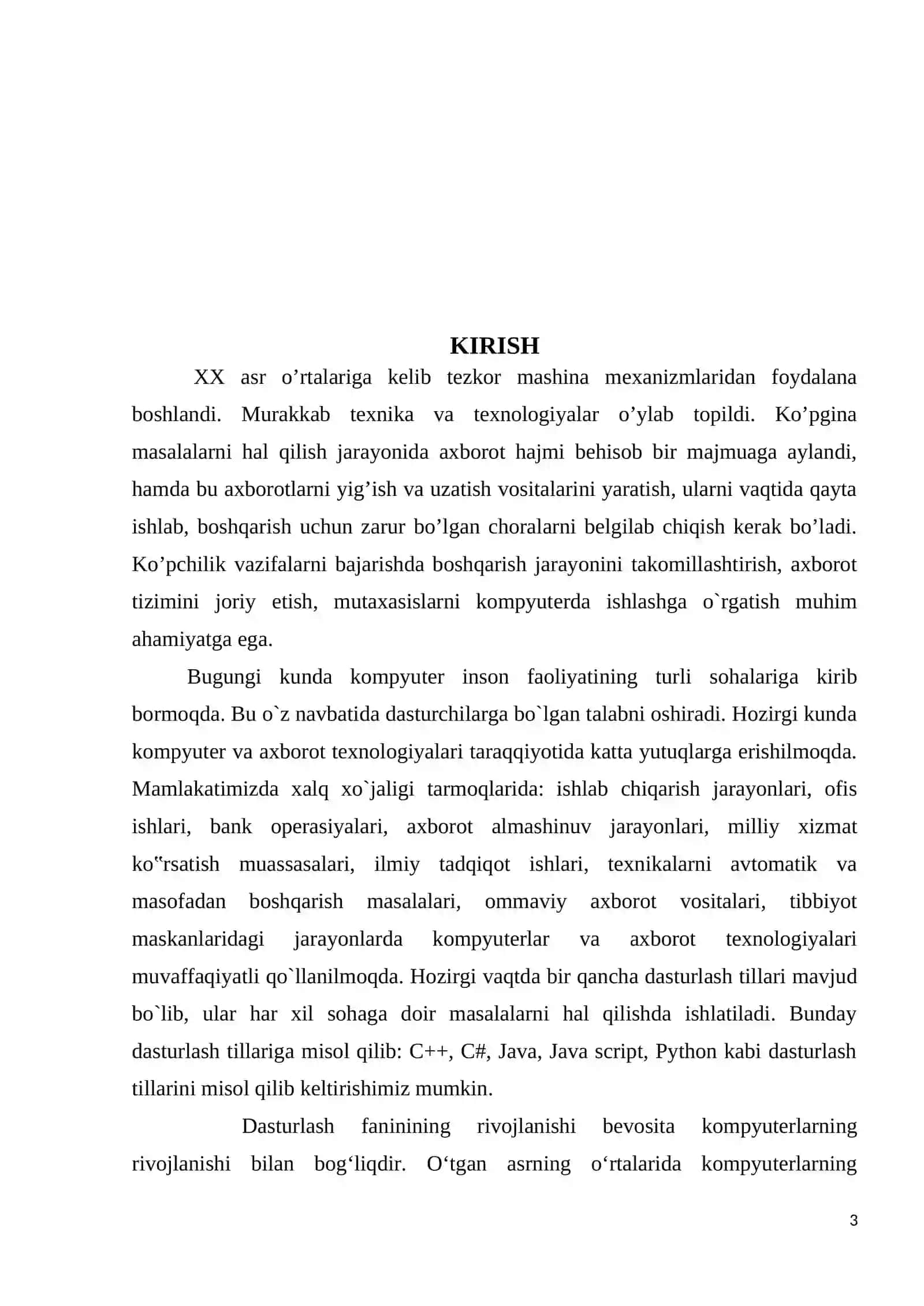 Strukturalar. Dinamik strukturalar 3