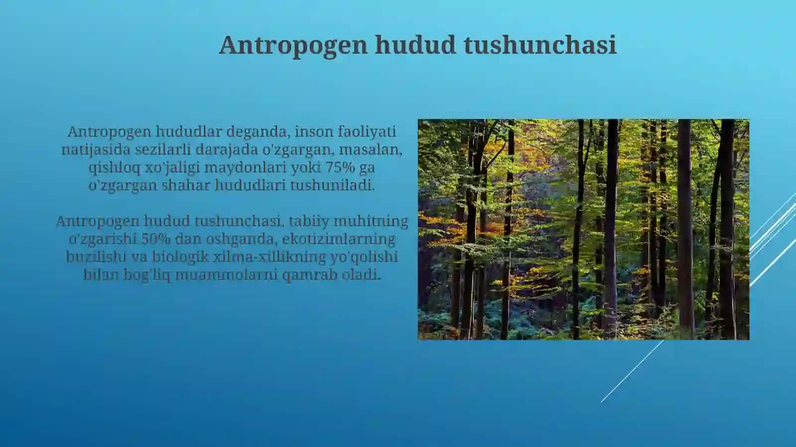 Antropogen hudud tushunchasi 3