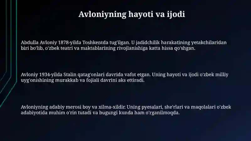 "Turkiy Guliston" asari 3