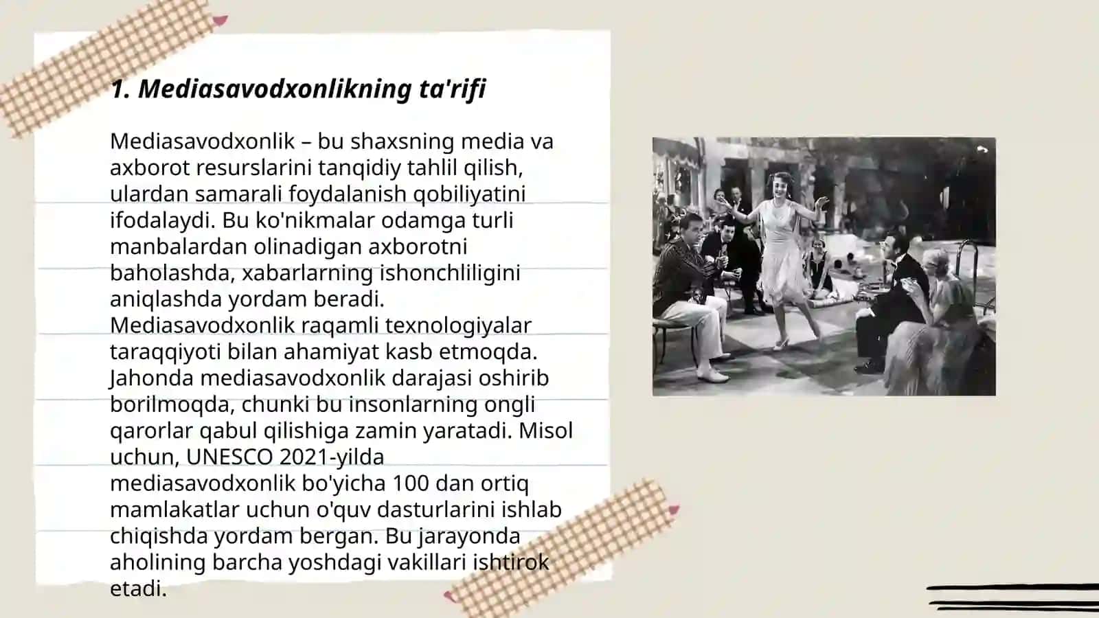 Mediasavodxonlikning asosiy tushunchalari va ahamiyati 3