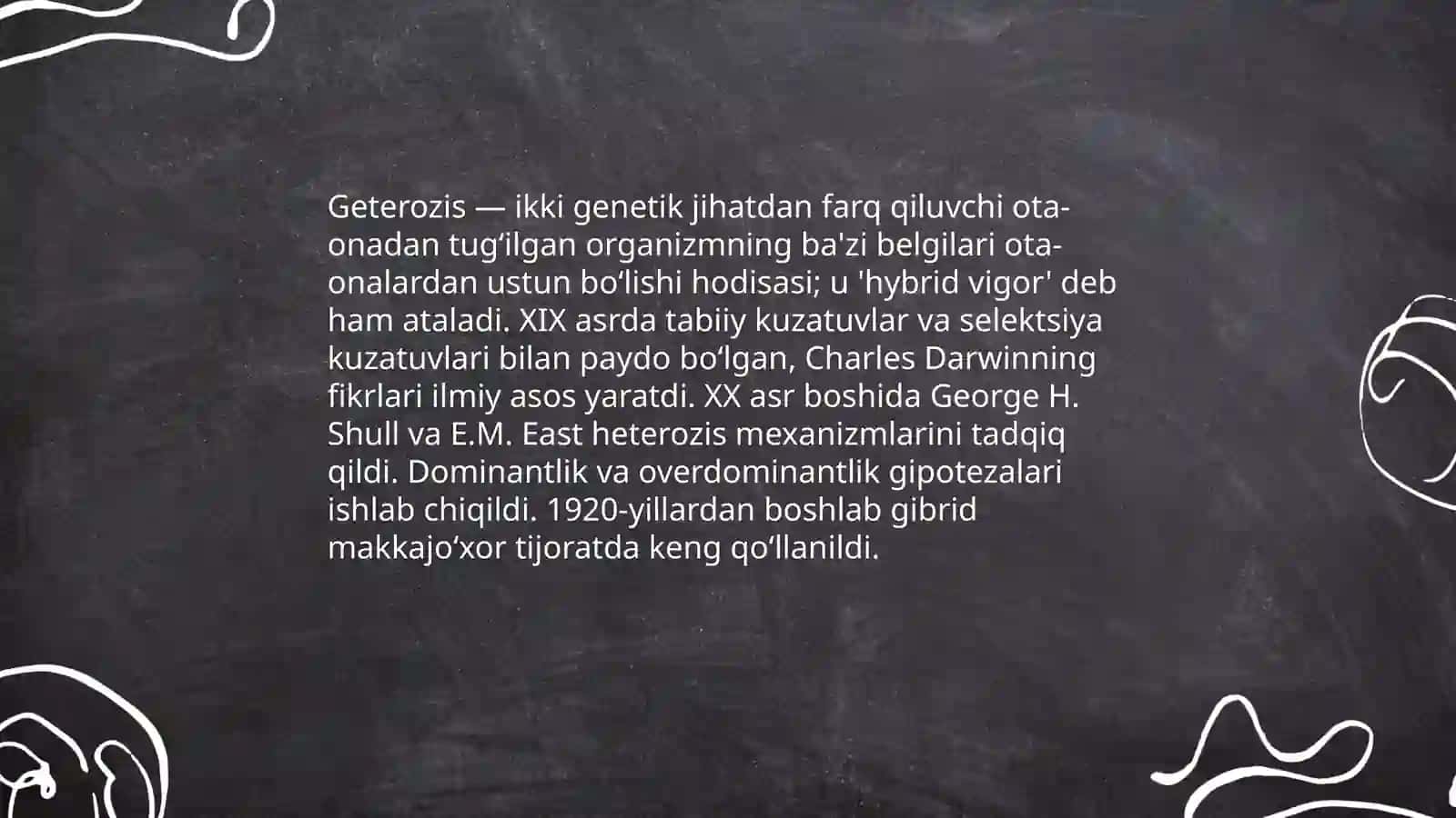 Geterozis va uning xillari 3