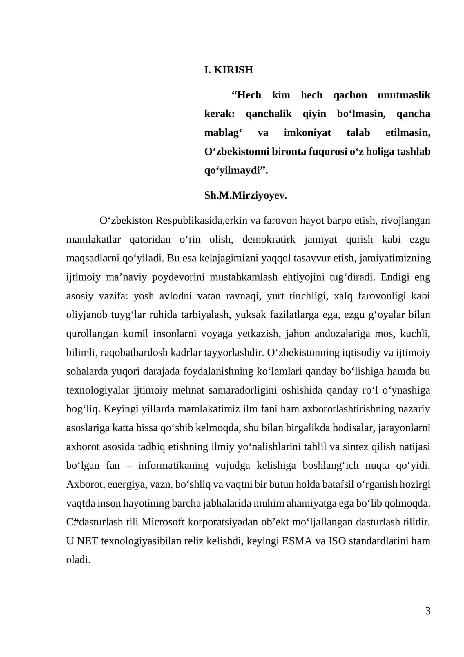 Dasturlash asoslari fanidan "C# dasturlash tilining Math sinfi va uning metodlari" 3