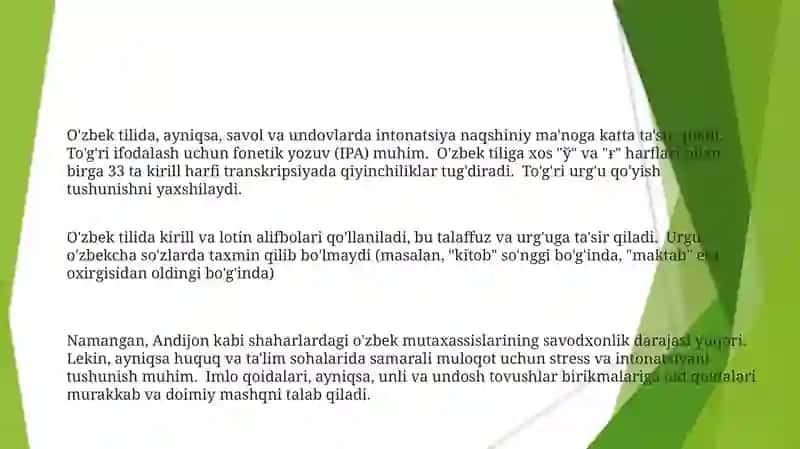 O'zbek tilining imlo qoidalari va soha egalarining savodxonligi 3