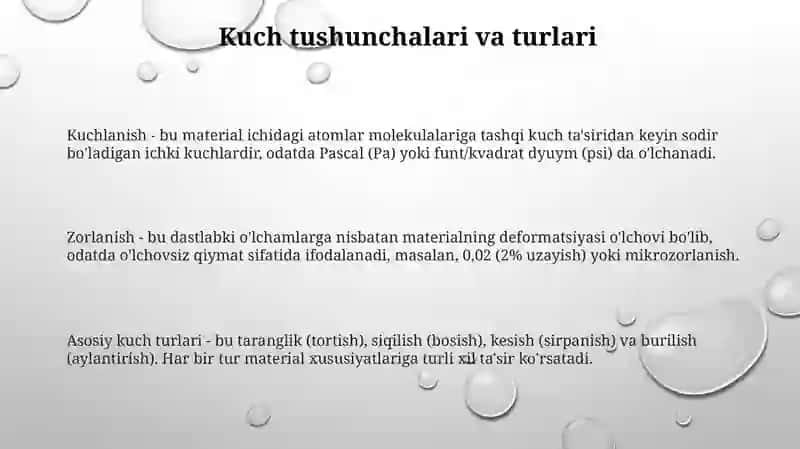 Kuch nazariyalari 3