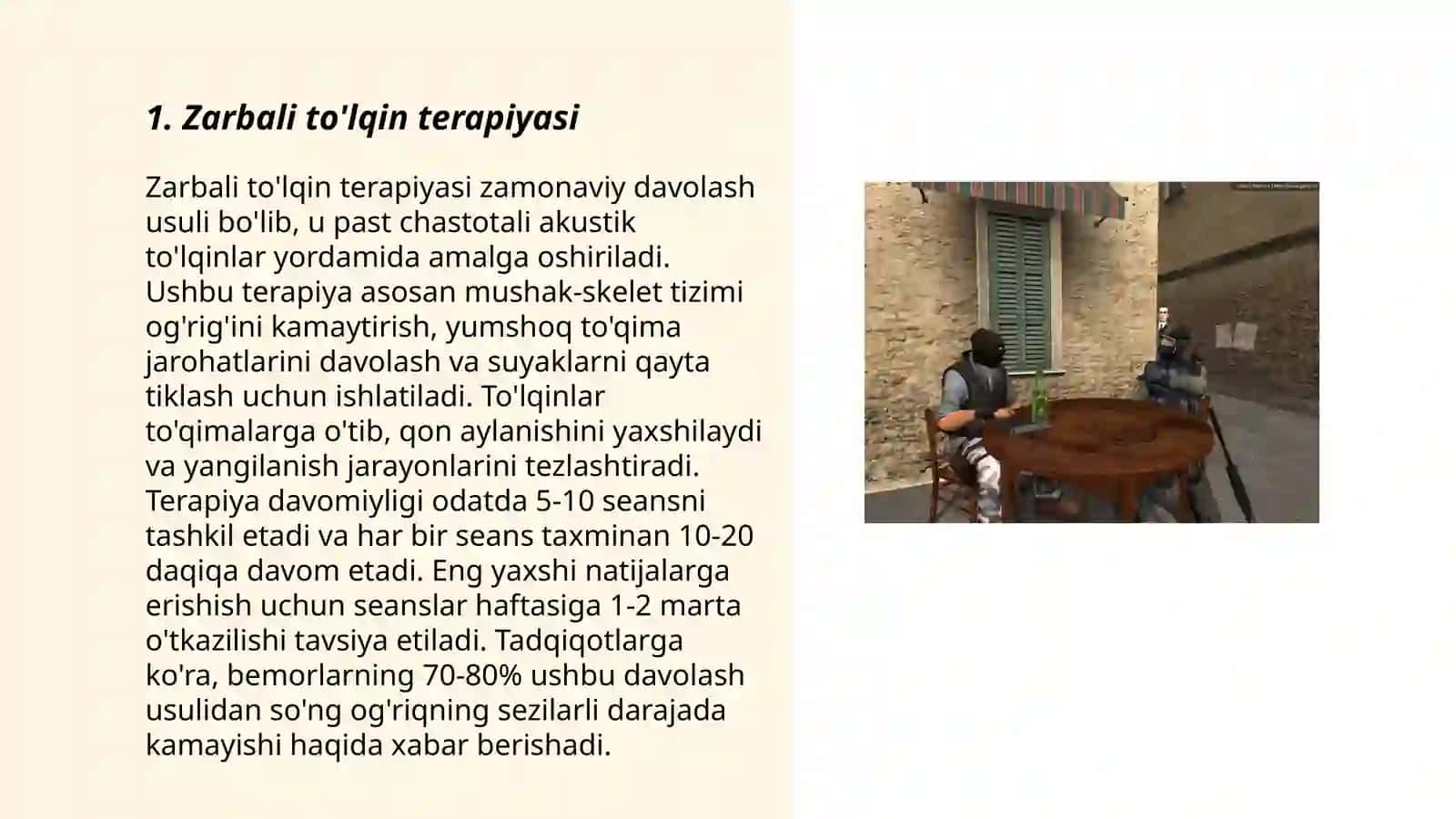 Zarbali to'lqin terapiyasi 3
