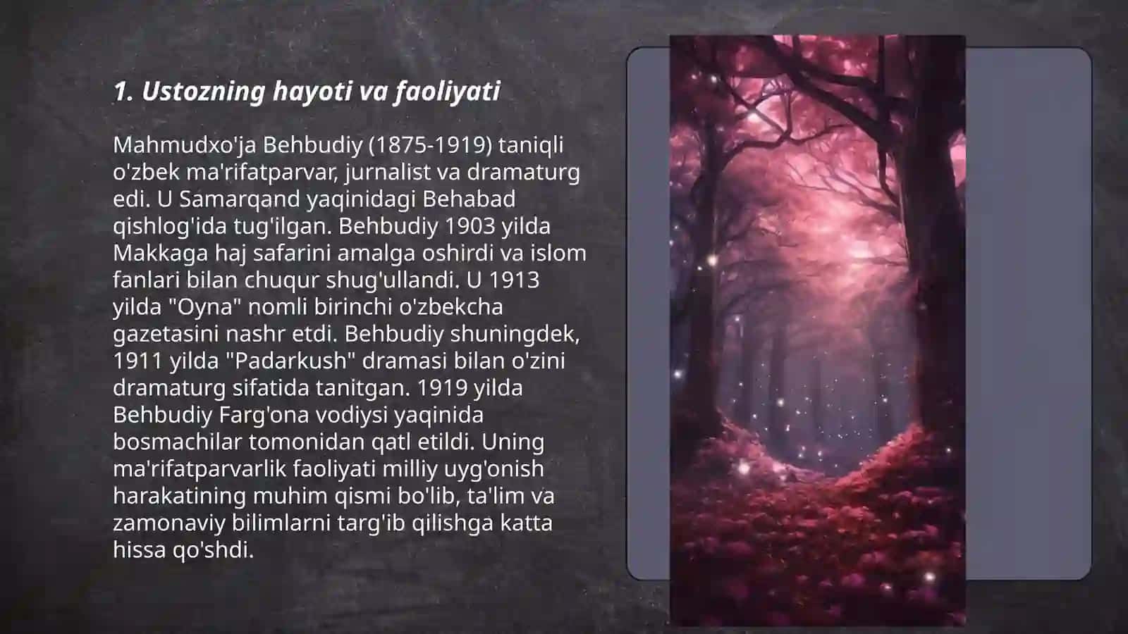 Mahmudxo'ja Behbudiy haqida 3