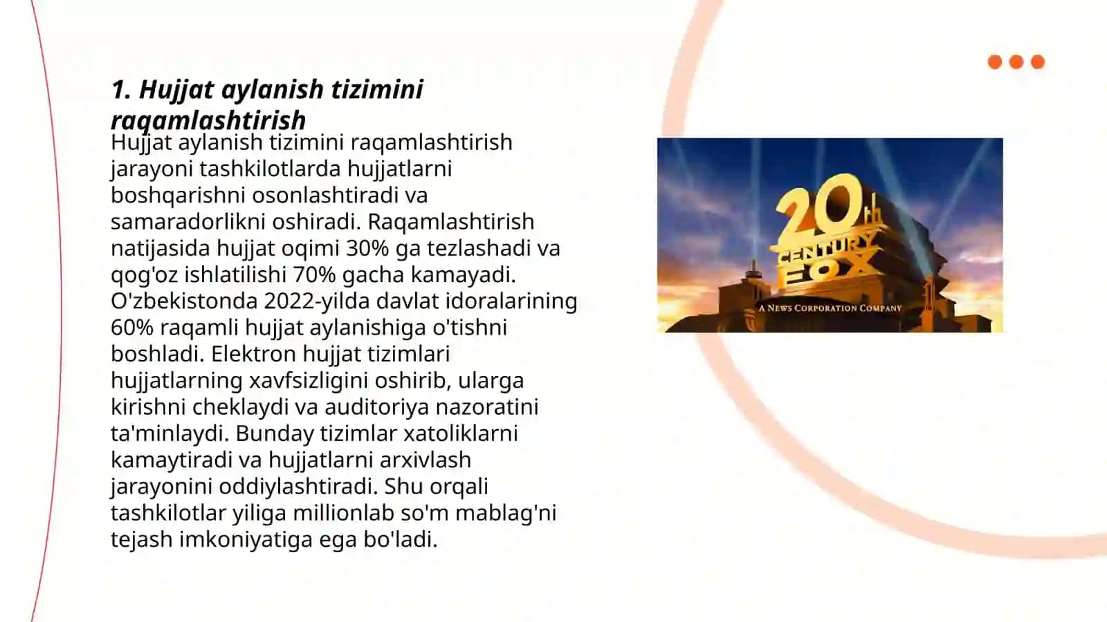 Hujjatchilikning Takomillashuvi 3