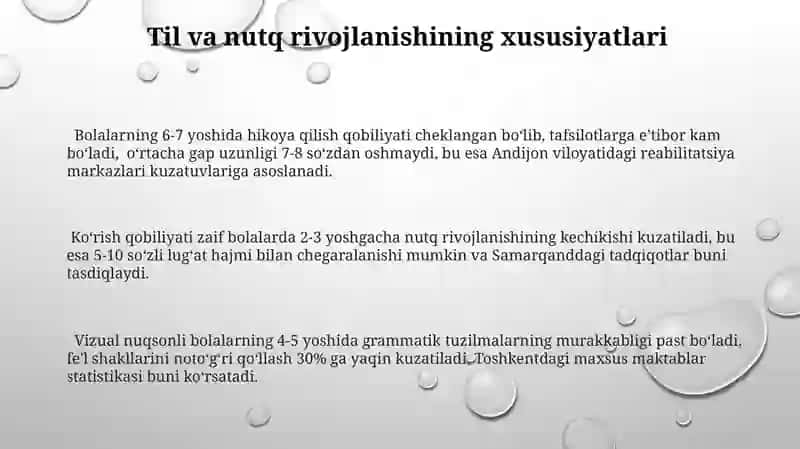Bolalar rivojlanishi 3