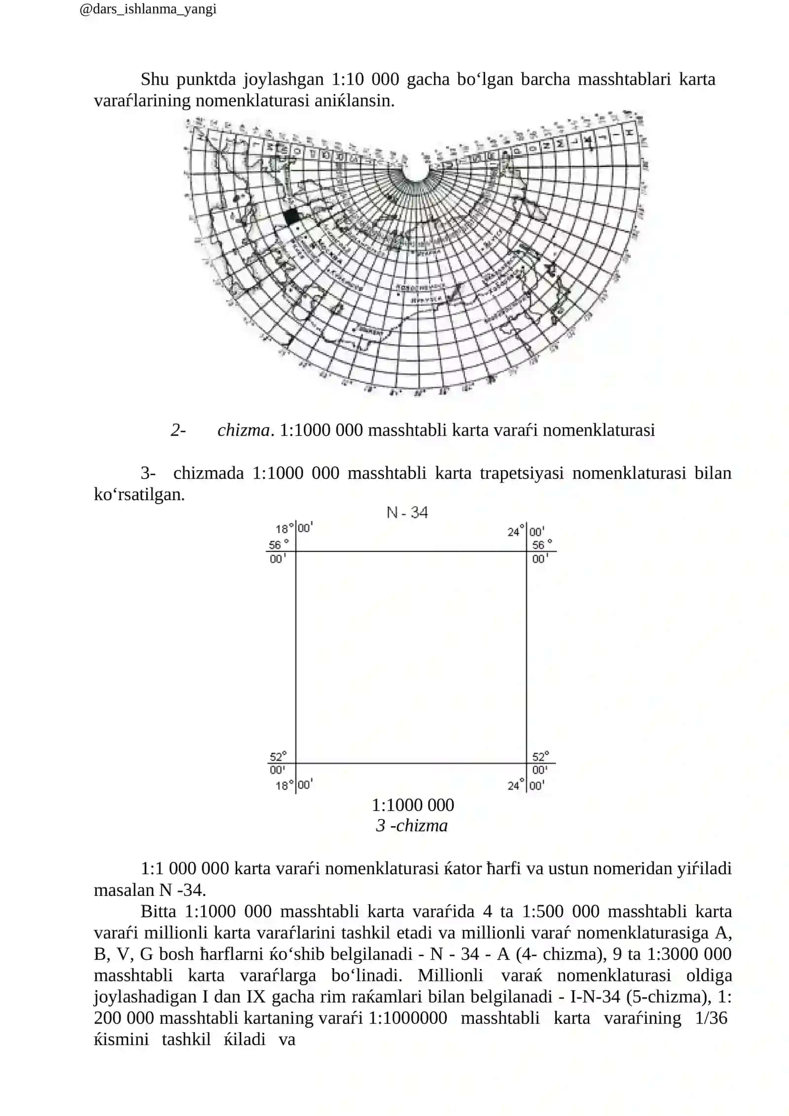 Topografik kartalar bilan ishlash 3