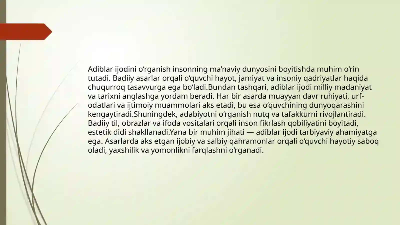 Adiblari jodini o`rganish usullari 3