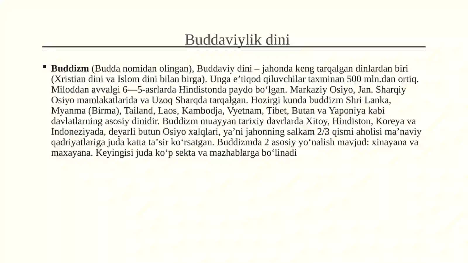 Buddaviylikning o‘ziga xos hususiyatlari 3