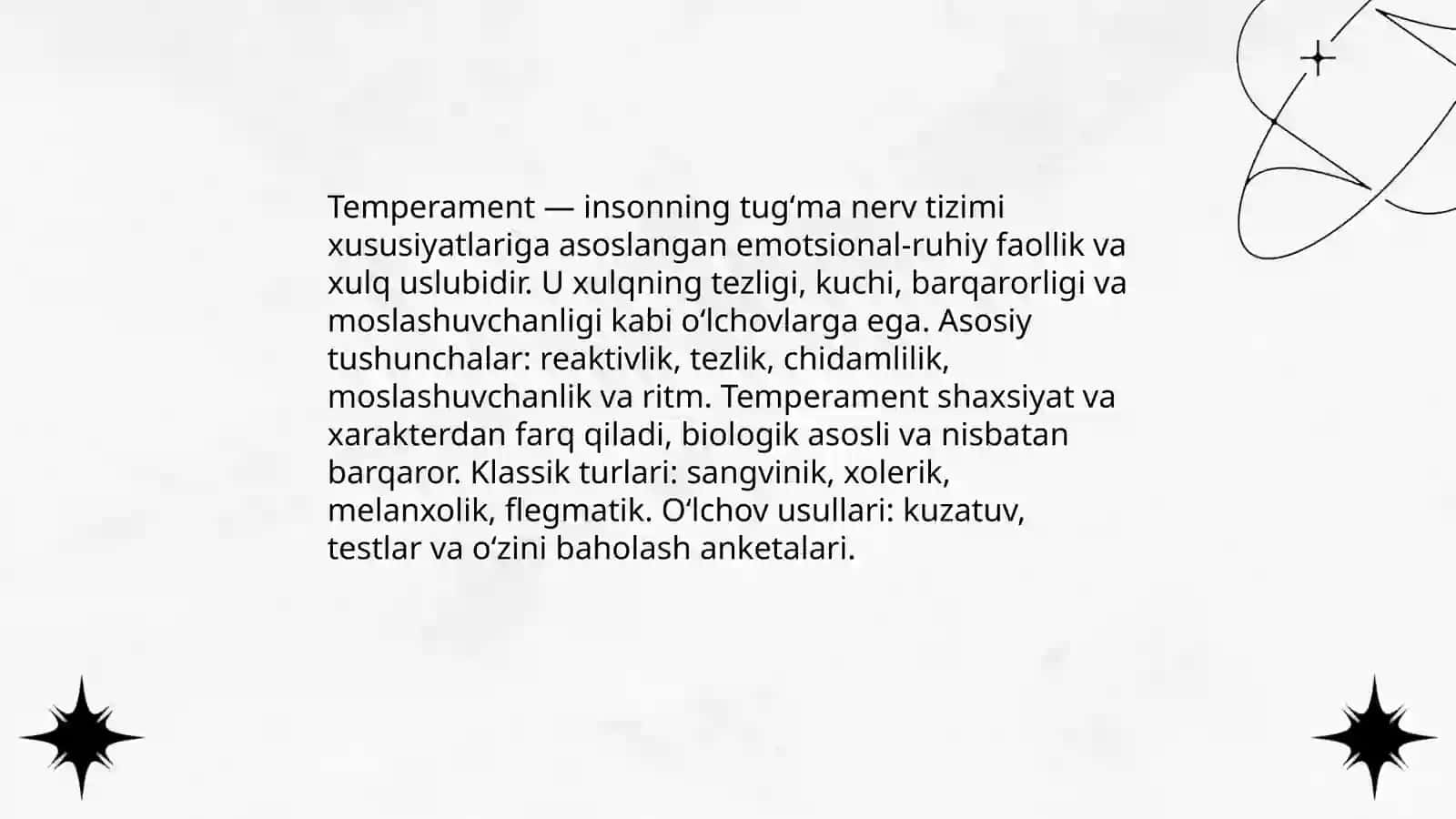 Temperamentning taʼrifi va asosiy tushunchalar 3