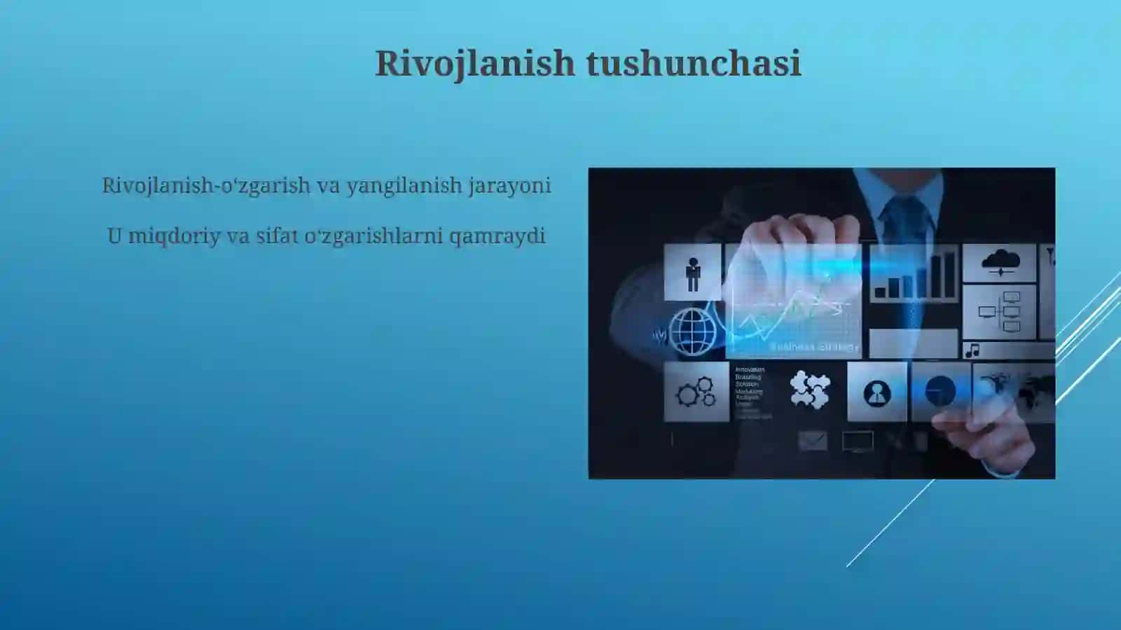 Rivojlanish Falsafasi 3