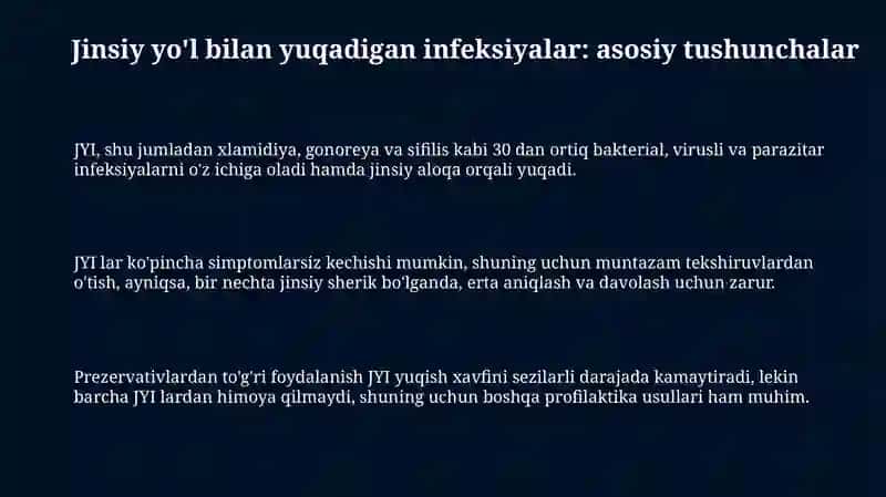 Jinsiy yo'l bilan yuqadigan infeksiyalar 3