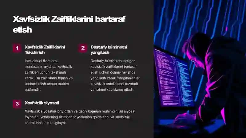 Intellektual Tizimlarga Nisbatan Xavf va Tahdidlar 3