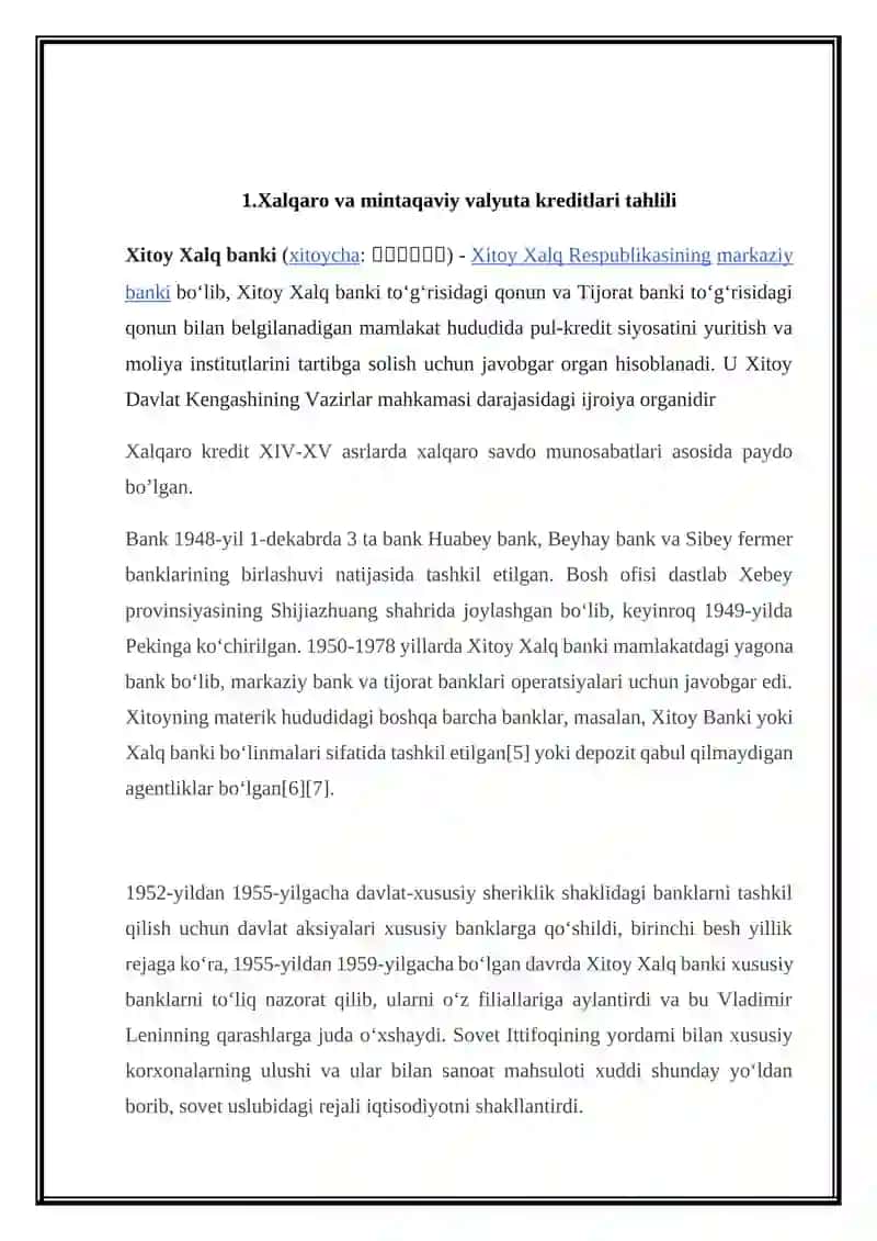 Xitoy bank tizimi 3