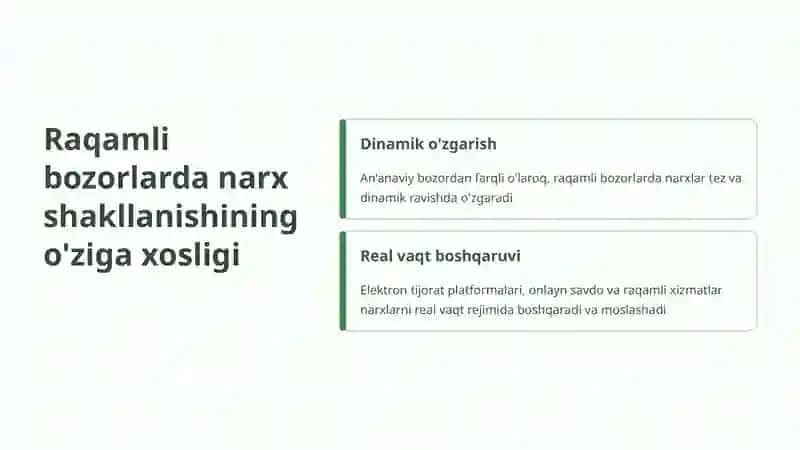 Raqamli bozorlarda narx shakllanishi 3