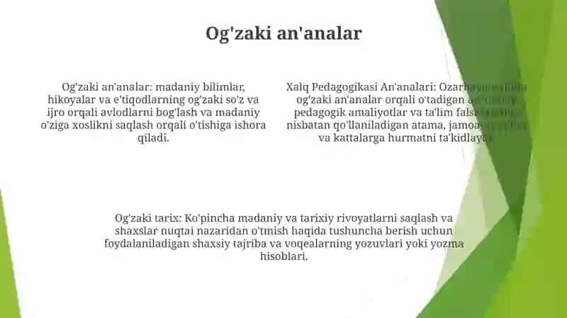 Xalq Pedagogikasi An'Analari 3