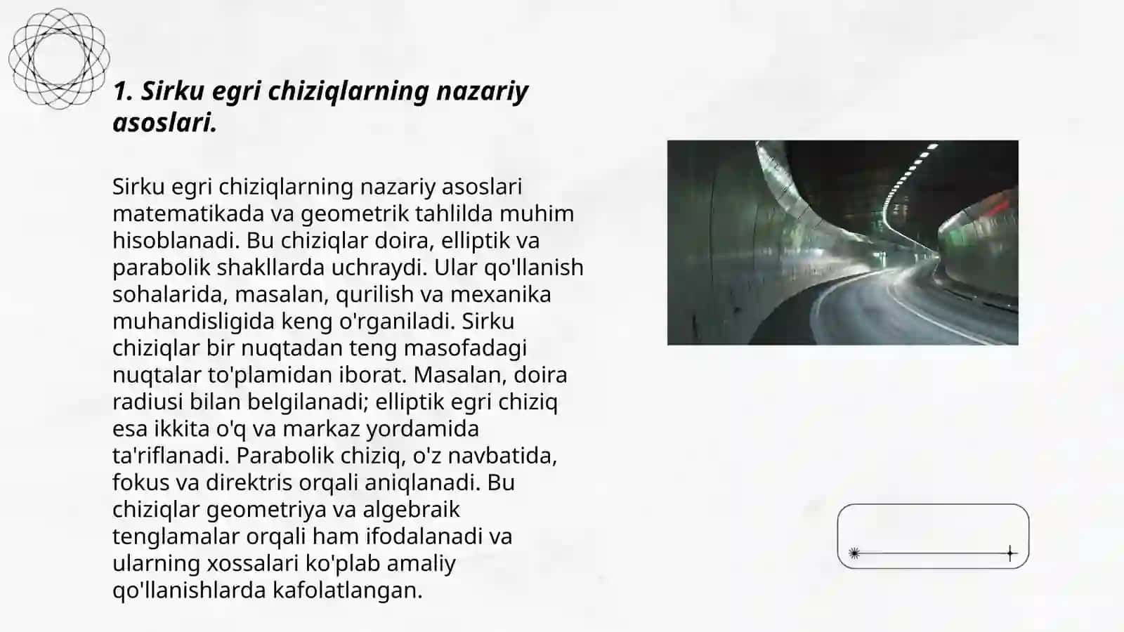 Yer usti va osti yo‘laklarining loyihalash 3