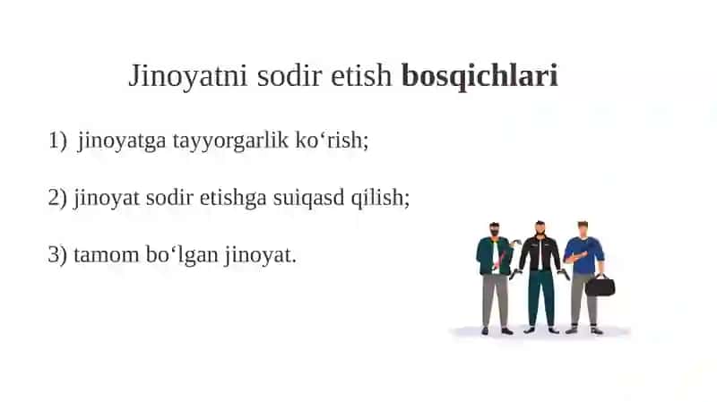 Tamom bo’lmagan jinoyatlar. 3