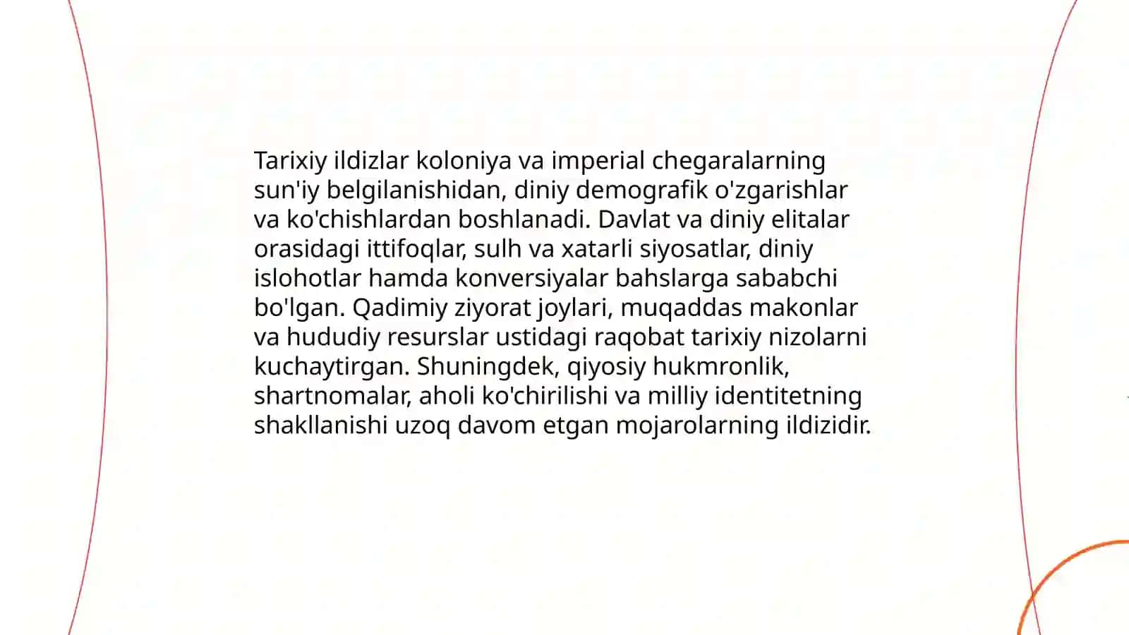 Diniy nizolar bahsli hududlarda 3