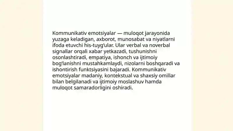 Kommunikativ emotsiyalar 3