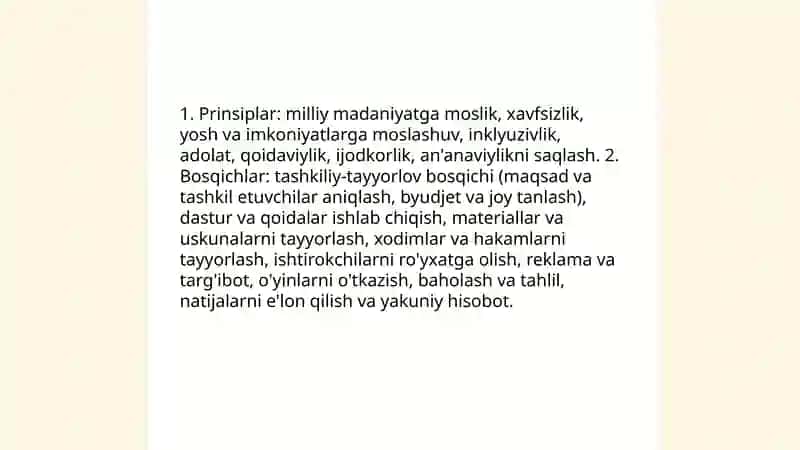 Milliy harakatli o'yinlarni tashkil qilish va o'tkazish 3