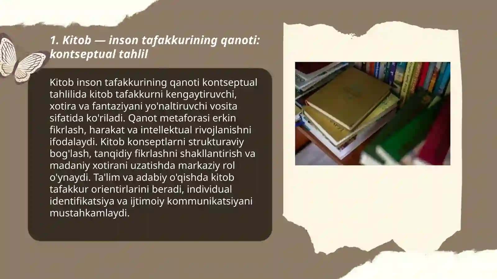 Kitob-inson taffakurining qanoti 3