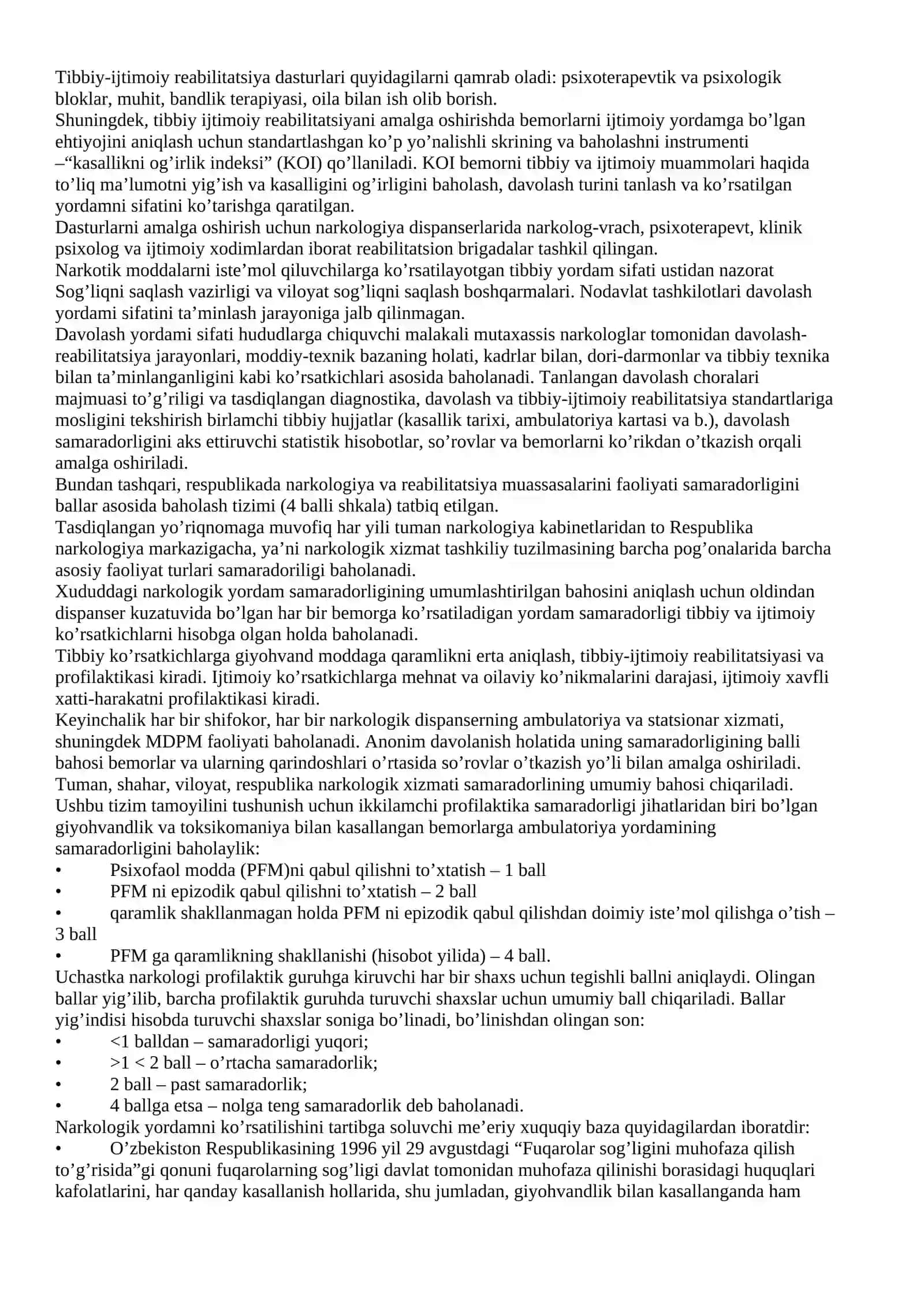 Narkologiya davolash muassasalari 3
