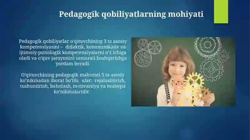 Pedagogik qobiliyat va uni shakllantirish yo'llari 3