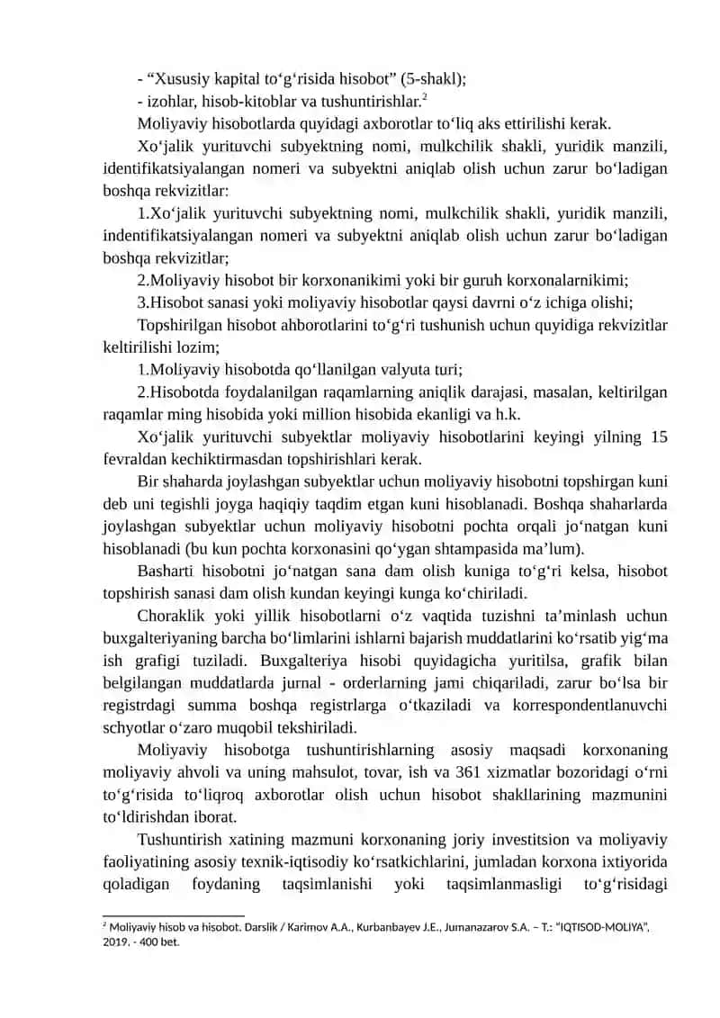 MOLIYAVIY HISOBOTLARNING TARKIBI 3