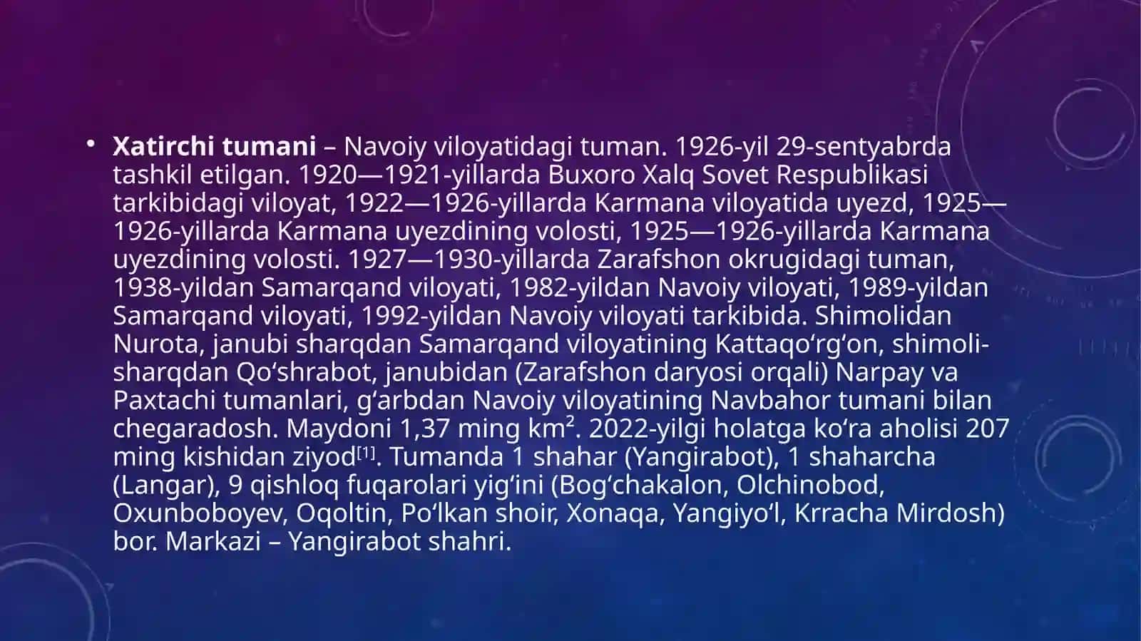 Xatirchi tumanidagi me’moriy yodgorliklar 3