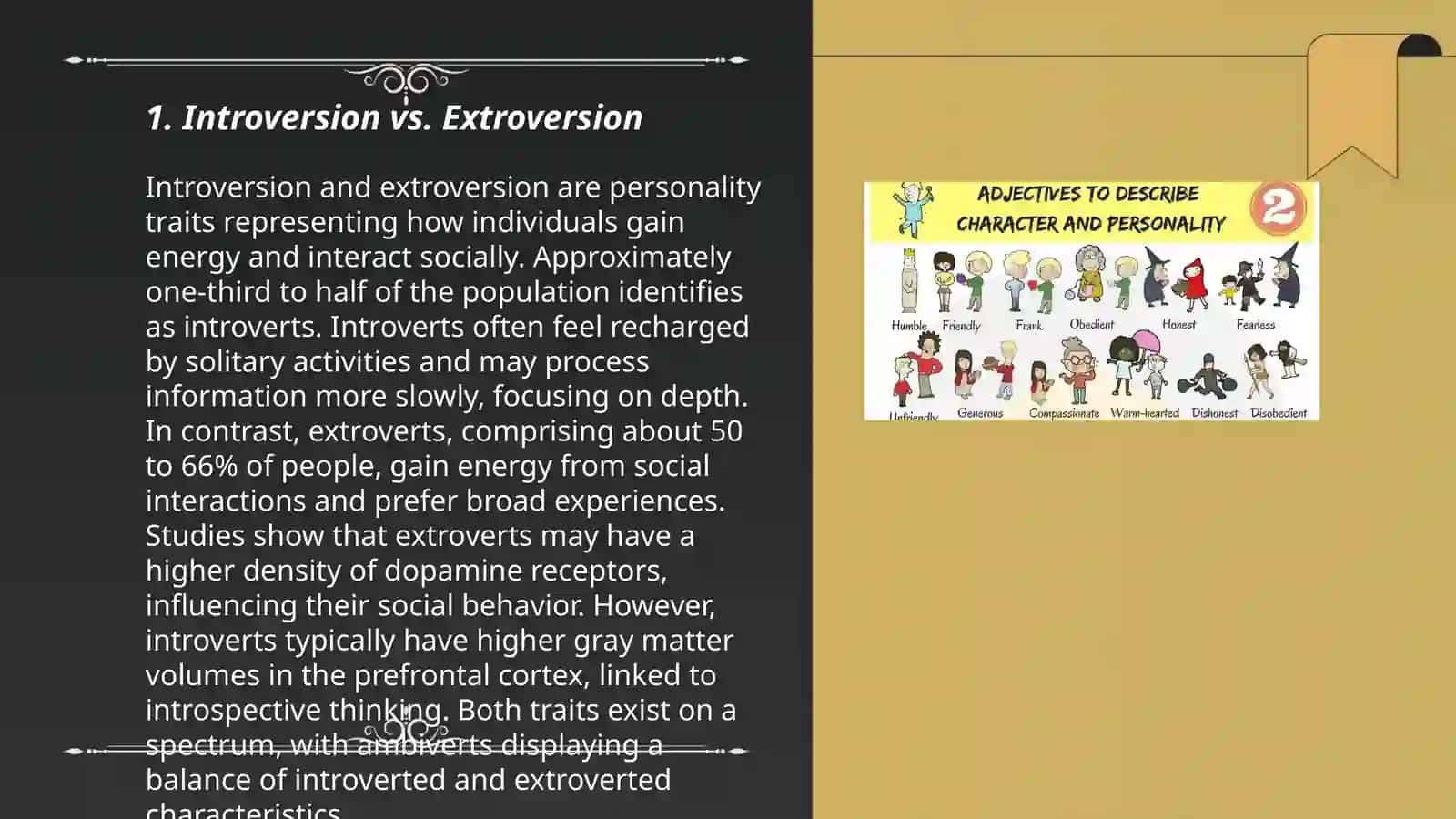 Character and personality 3