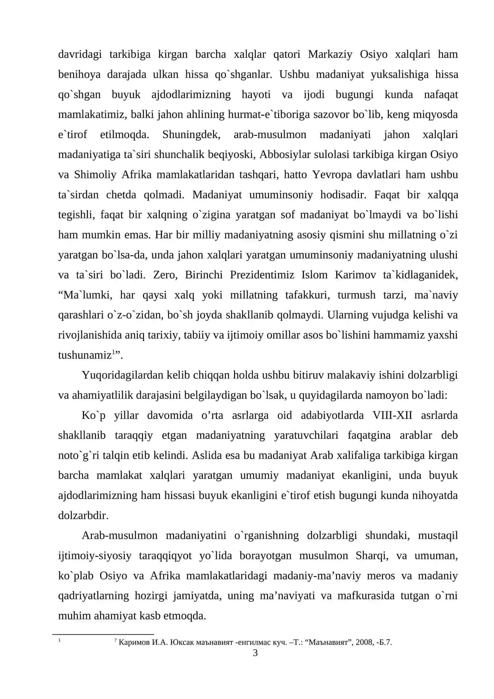 Arab xalifaligi Abbosiylar xukumronligi davrida madanyati 3