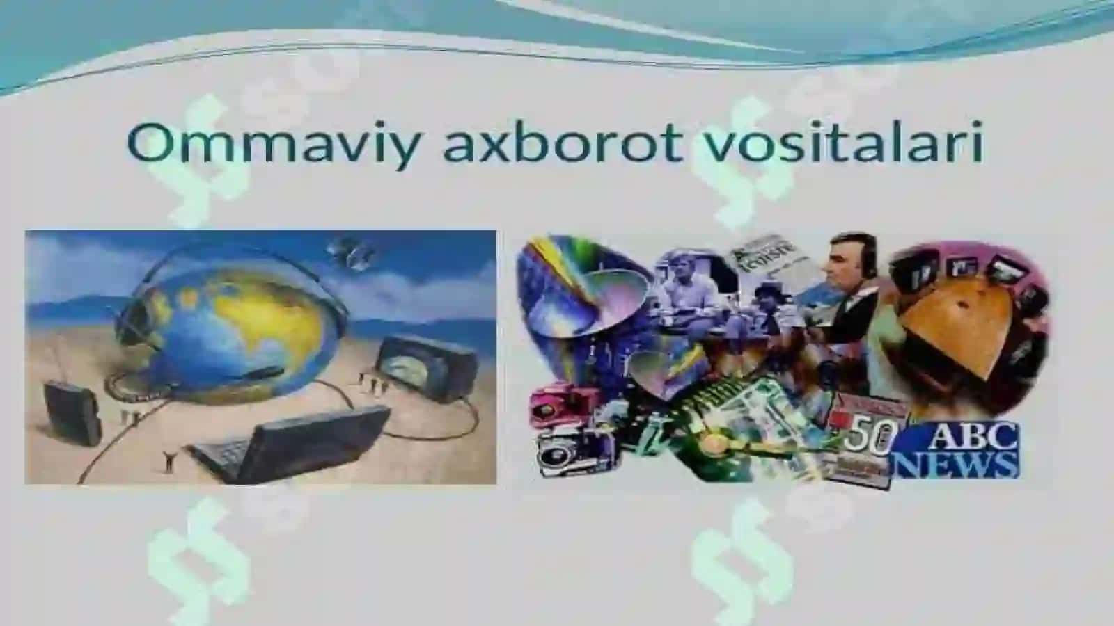 Ommaviy axborot vositalari 3