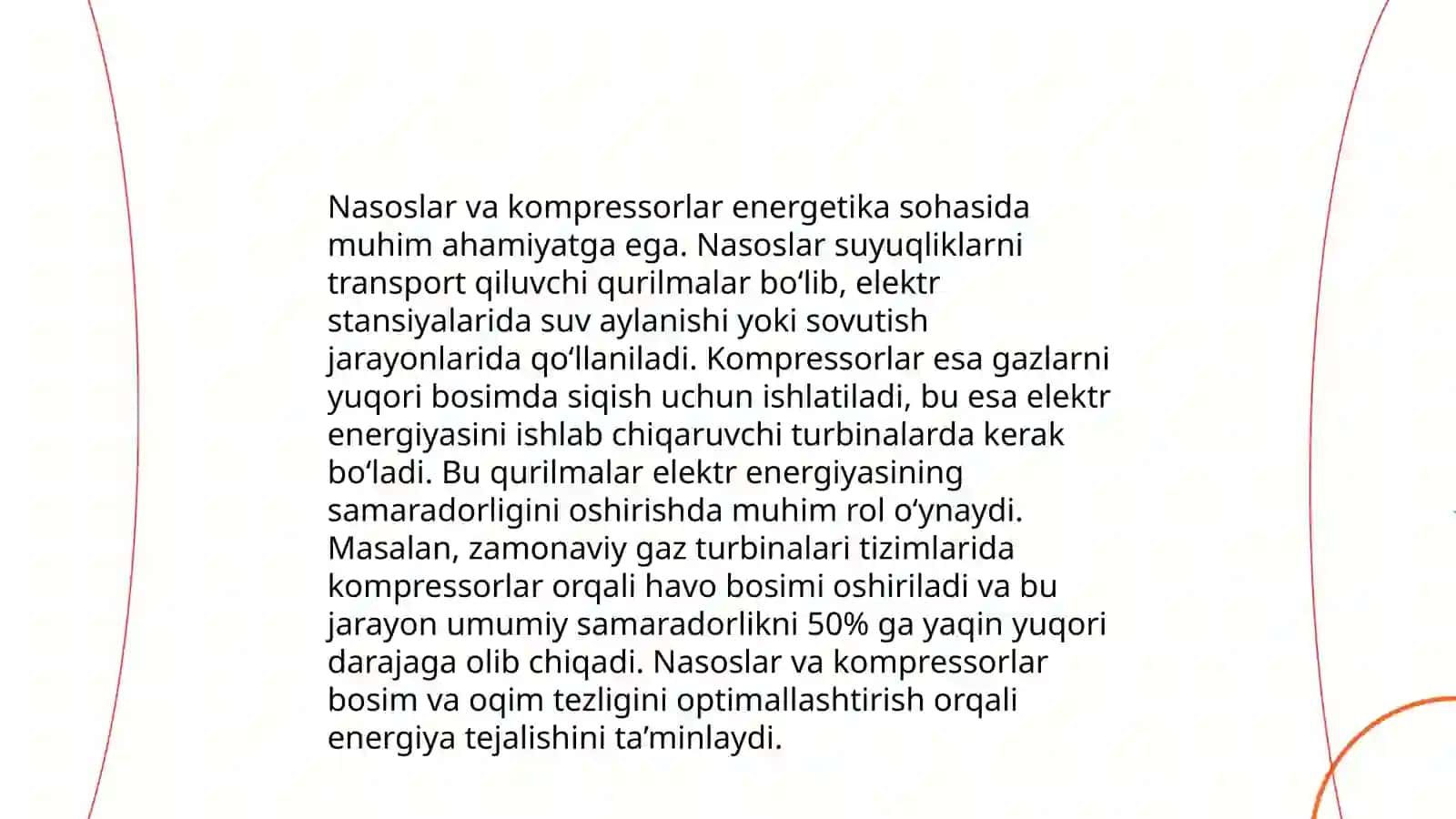 Nasos va kompressorlarning ishlatish sohalari 3