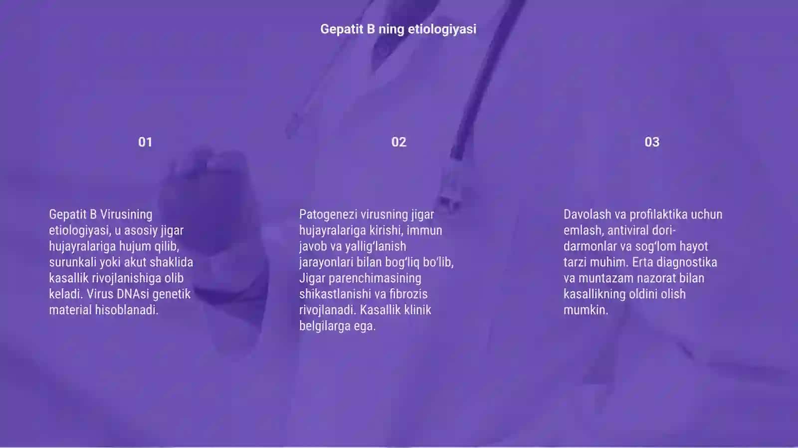 Gepatit B etiologiya patogenezi klinikasi davolash va proflaktikasi 3