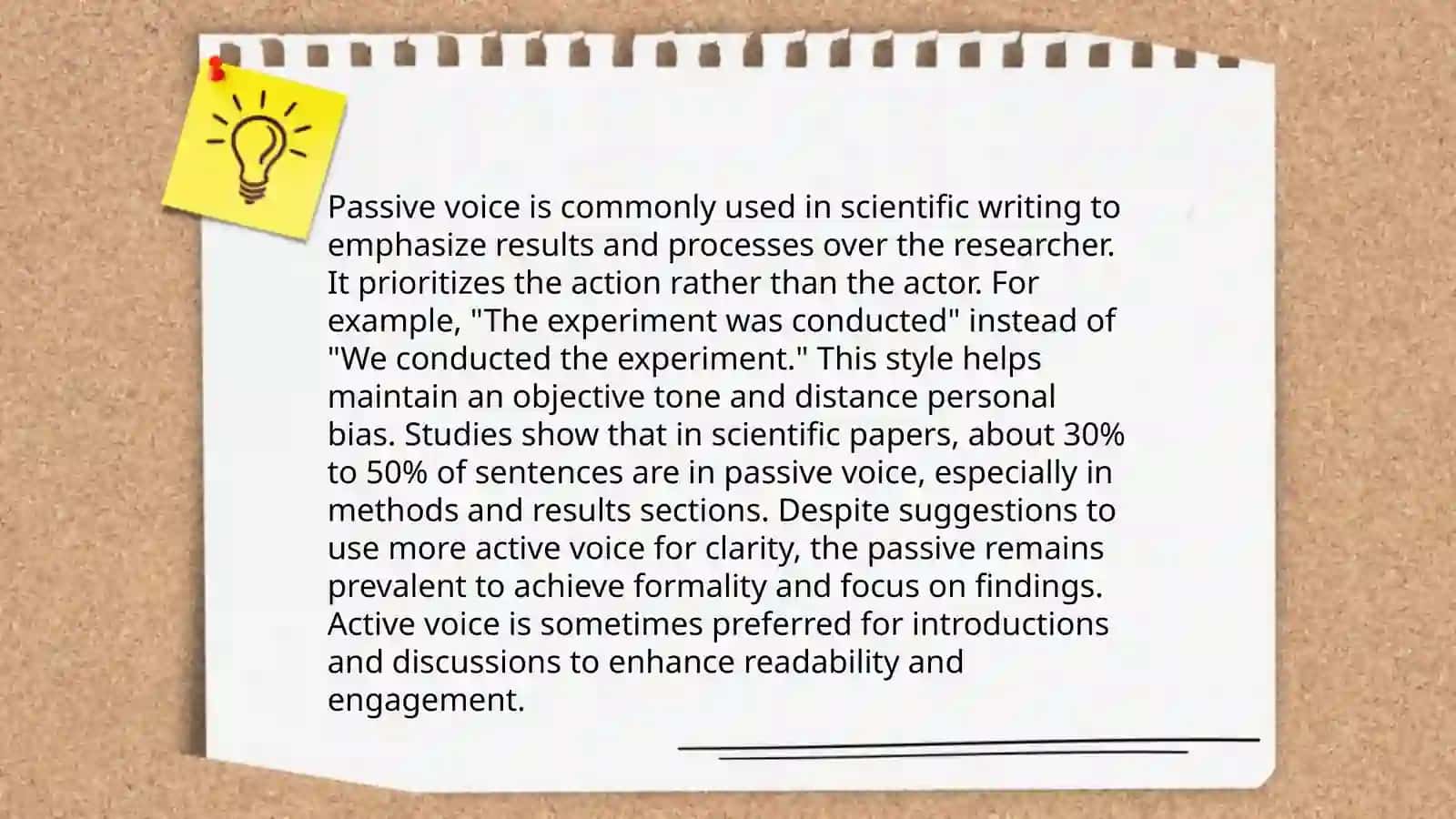 Passive Voice in Scientific Writing 3