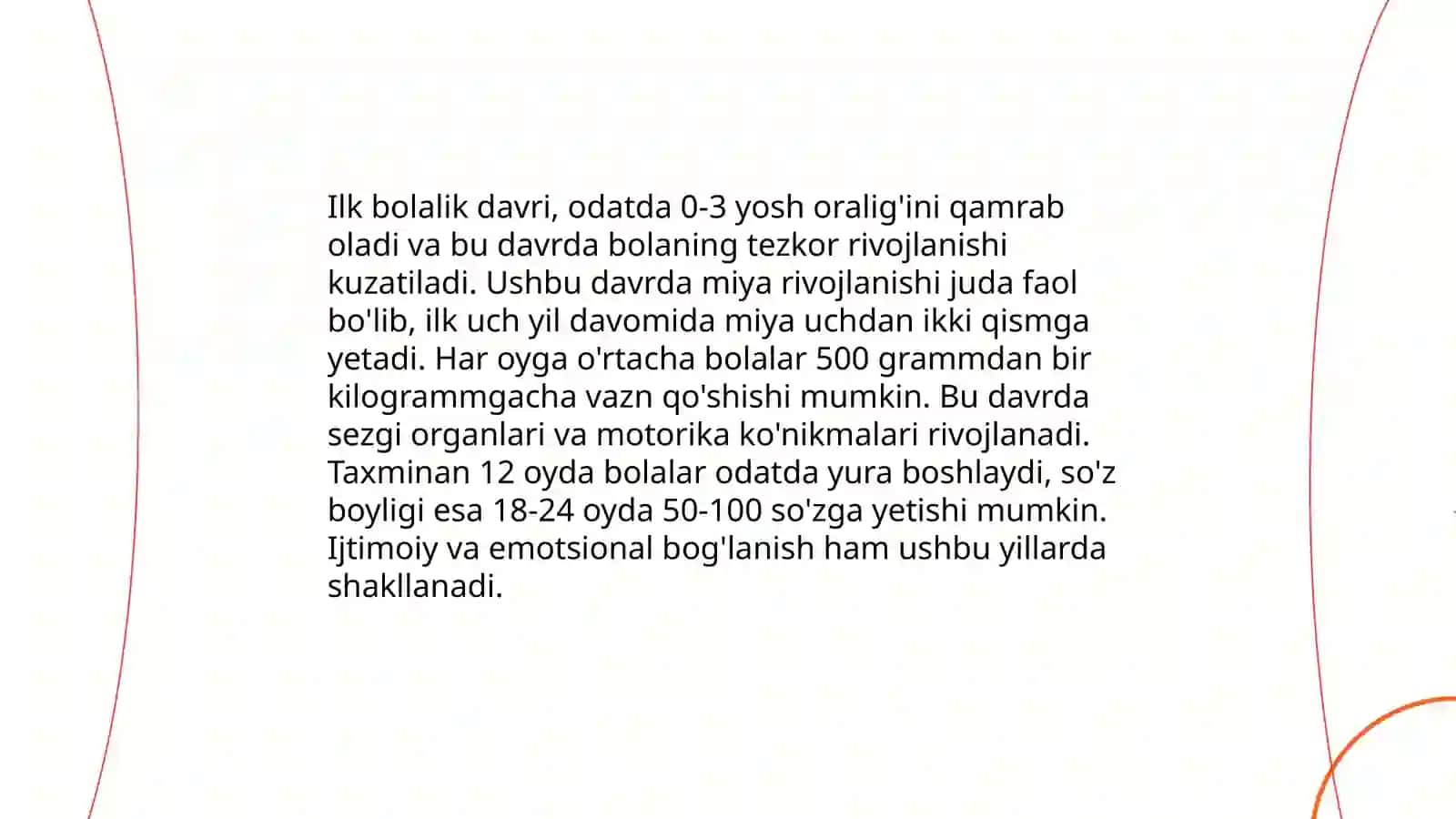 Ilk bolalik davri va 3 yosh inqirozi 3