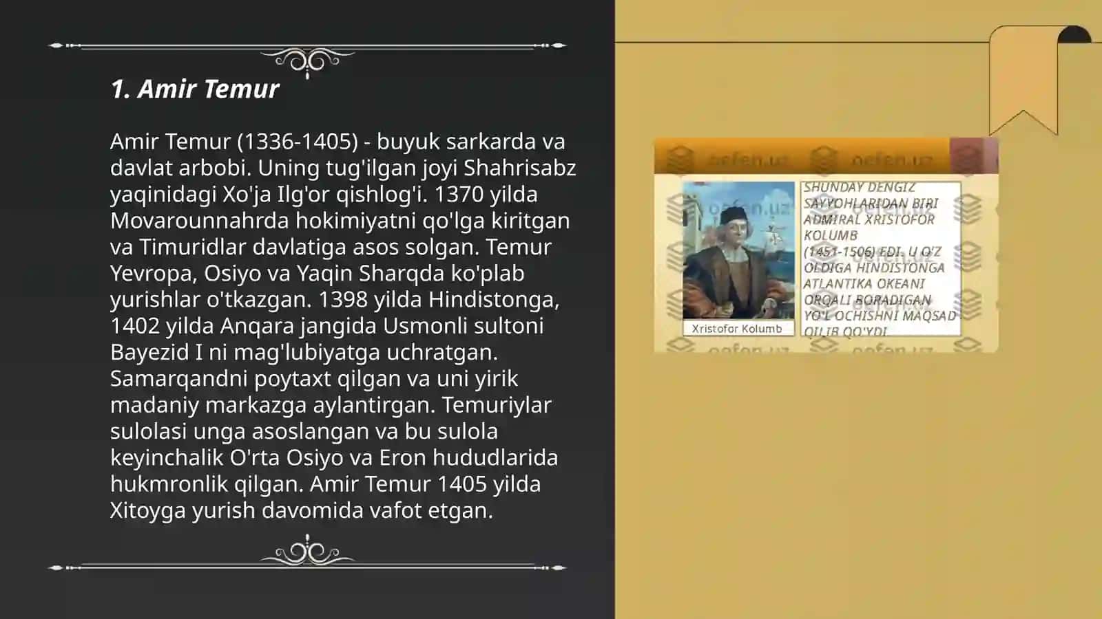 Amir Temur 3