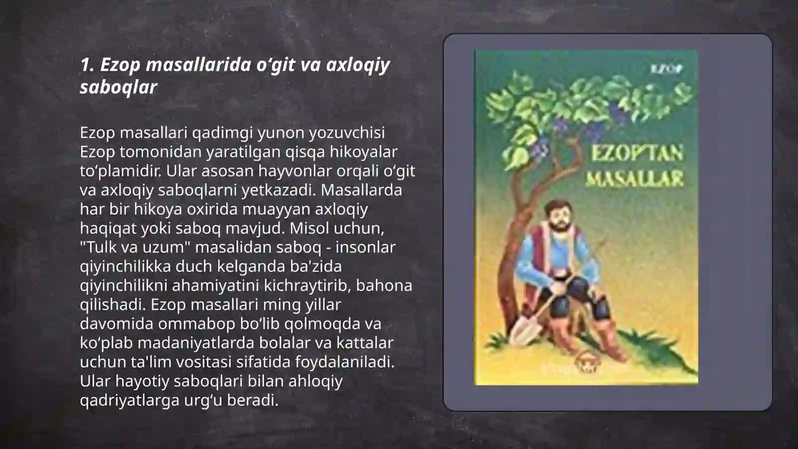 Ezop masallarida didaktika 3