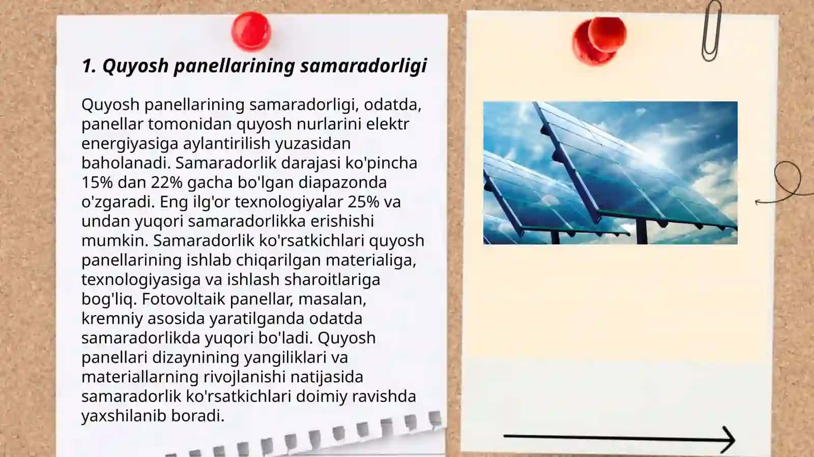 Quyosh energiyasidan foydalanish 3