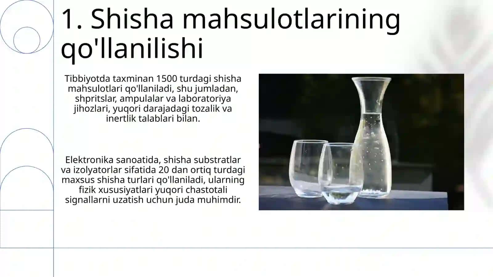 Silikatlar. Shisha olishning sanoatdagi usuli 3