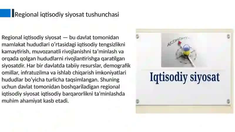 Regional iqtisodiy siyosat 3